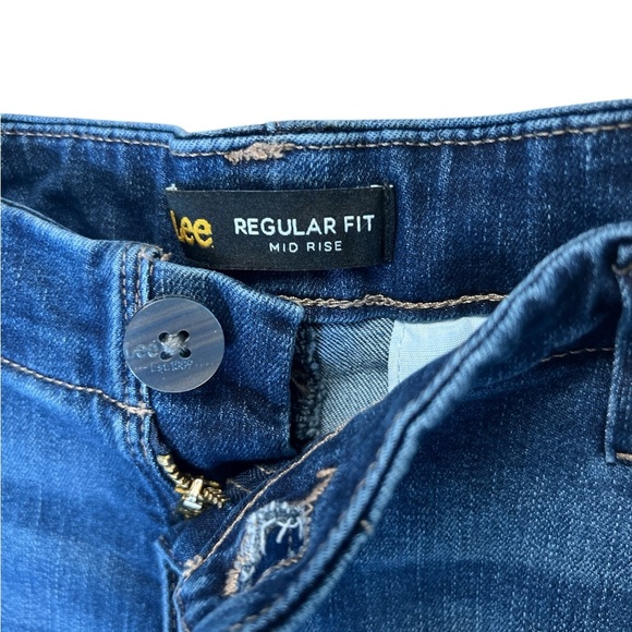 Women's Classic Chino Denim Shorts, Sz 14 - Picture 6 of 6